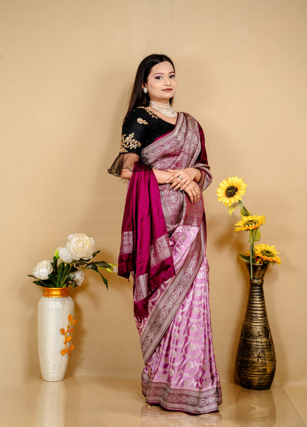 Banarasi Mashru Silk Saree