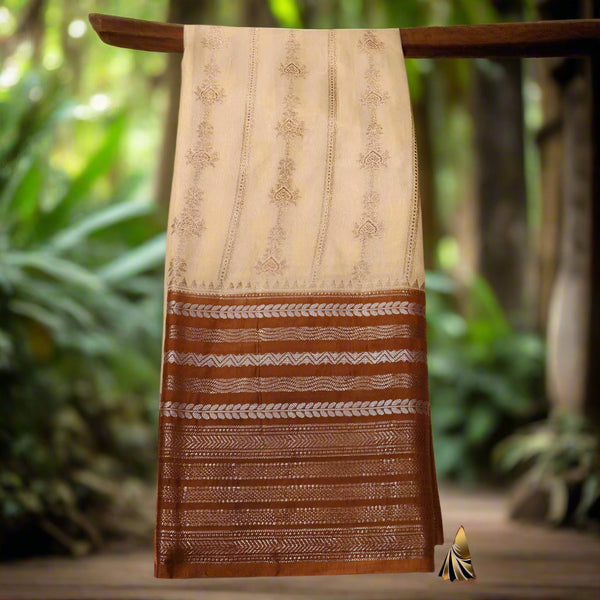 Banarasi Art Silk Saree Brown