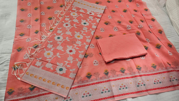 Banarasi Semi Cotton Suit